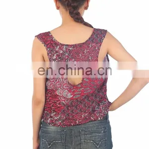 Women Ladies Casual Crop Vest Lose Cami Tank Sleeveless Strap Tops Tee Shirts thumbnail-5