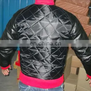 Quilted Varsity Jacket / Baseball Jacket / Letterman Jacket thumbnail-3
