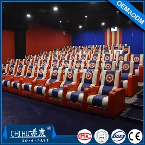 Vip Hall Cinema Chairs,leather Electric Reclining Cinema Sofa thumbnail-5