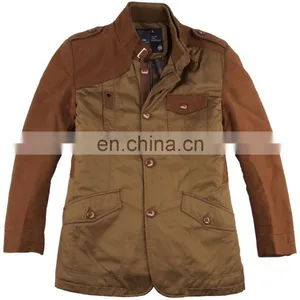 Latest Vogue Mens Thick Padded Stylish Cotton Military Parka Coat thumbnail-1