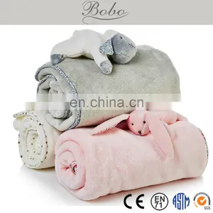 Best Quality 3D Animal Polyester New Baby Fleece Blanket thumbnail-3