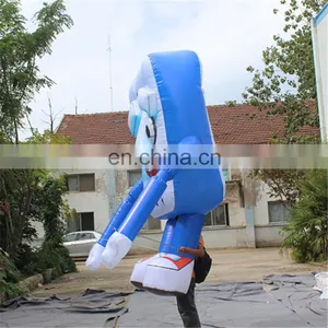 Attractive Cartoon Walking Puppet Ice Sucker Man Inflatable for Advertising&decoration thumbnail-2