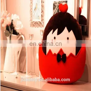 Customize Lovely Cartoon Stuffed Cute Girl Doll Cushion Plush Pillow Manufacture Best Quality and Lowest Price Printed Logo thumbnail-3