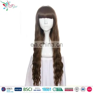 Styler Brand Long Cosplay Wigs 100% Polyester Brazilian Hair Wig for Women, Jewish Wig thumbnail-1