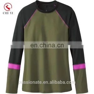 2017 Custom Made Upf 50+ Long Sleeve Women Surf Rash Shirt Swim Shirt thumbnail-1