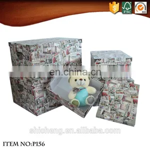 Folding Fabric Storage Cardboard Gift Boxes Containers thumbnail-4