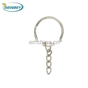 Bulk Metal Key Chain Parts KC04 With 4 Links Chain thumbnail-1