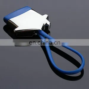 Best Advertising Gifts Different Color House Shape Rubber Keychain thumbnail-2