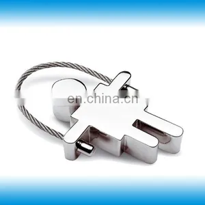 Custom Stainless Steel Wire Key Ring thumbnail-1