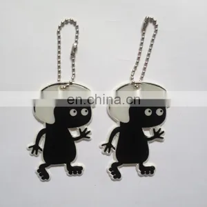 High Visibility Gifts Reflective Metal Keychain thumbnail-3