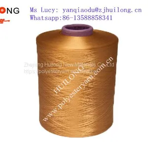 Dope Dyed DTY 150/48 Polyester Yarn for Mattress Fabric thumbnail-1