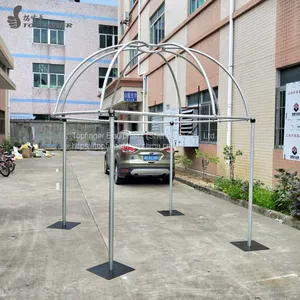 Pipe and Drape Dome System 10ft Diameter Draping Stands for Sale Wedding Drape Kit thumbnail-1