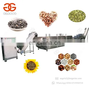 Highly Efficient Small Nut Peanut Sunflower Seeds Coffee Roaster Cashew Roasting Machine Production Line Price thumbnail-1