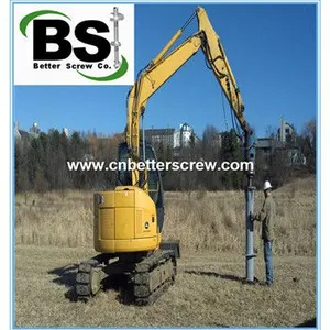 Steel Push Pier System With Pipe for Foundation Repair thumbnail-2
