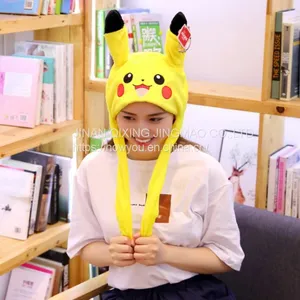 OEM ODM Pikachu Hat With Ears Shaking With a Pinch / a Cute Net Red Rabbit Hat thumbnail-3