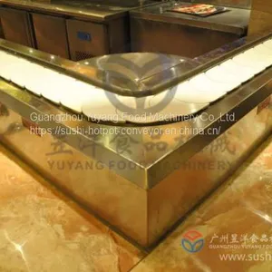 Fashion Beautiful Color Conveyor Belt System / Rotary Food Delivery System thumbnail-3