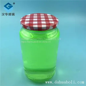Wholesale 550ml Can Glass Bottle Manufacturer, Glass Pickle Bottle thumbnail-2