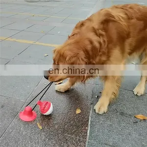 Multifunction Pet Molar Bite Toy Food Dispensing Suction Cup Dog Toy thumbnail-7