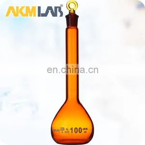 AKM LAB Glass A 100ml Volumetric Flask With Stopper thumbnail-2