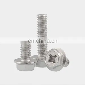 Factory Stock Stainless Steel 304 316 Polished Hex Head Bolt Flange M12*40 thumbnail-3