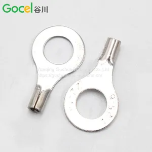 Round Bare End Brass O-shaped Brass Nose Bare End Cold Press Terminal thumbnail-2