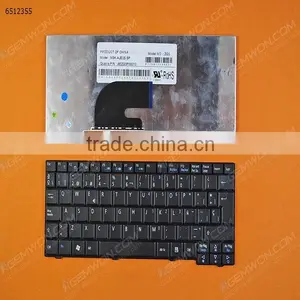 Laptop Keyboard For ACER ONE BLACK Reprint,SP Layout thumbnail-1