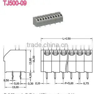 Spring Wire Connector Electric Terminal Blocks for Frequency China Supplier thumbnail-2