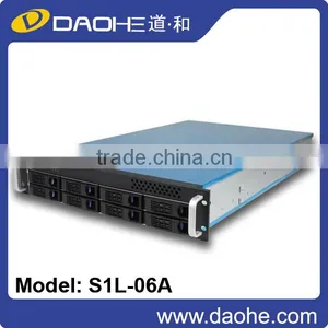 2U Entry Computing and Storage Server Chassis - 8x 3.5" Hot-Swap thumbnail-1