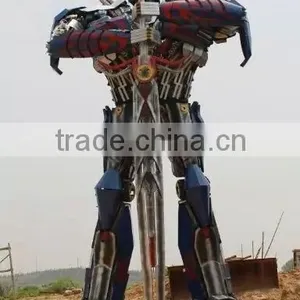 Modern Metal Art Sculptures for Outdoor Decoration Optimus Prime thumbnail-1