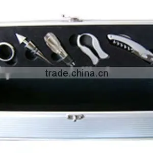 2015 Aluminum Profile Fireproof Shell Aluminum Wine Case Box With Lock and Handle thumbnail-1