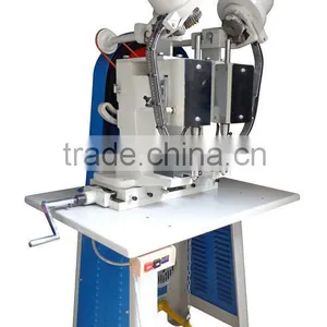 HAS VIDEO 195 Cycles Per Minute 2 Heads Paper Bag Rope Through Hole Fixing Making Machine thumbnail-2