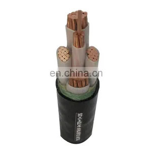 Power Cable Three-Phase Five-Wire 5 Core 16/25/35/50/70/95 Square 3+2 Aluminum /copper Wire YJV22 Yjlv22 Buried Overhead Cable thumbnail-1