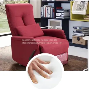 Italian-Style Capsule Sofa Single Leisure Sofa Living Room Household Manual Function Disposable Fabric Single Chair thumbnail-3