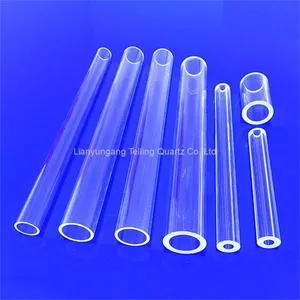 Custom High Temperature Quartz Glass Tube Transparent Quartz Tube thumbnail-5