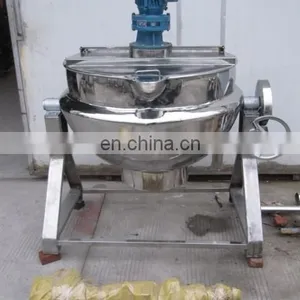 500 Liter Steam Jacketed Cooking Kettle Jacketed Cooking Pot thumbnail-2