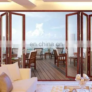 Hot Sales High Standard Aluminium Transparent Partition Soundproof Insulated Accordion Malaysia Patio Pella Room Divider Glass thumbnail-2