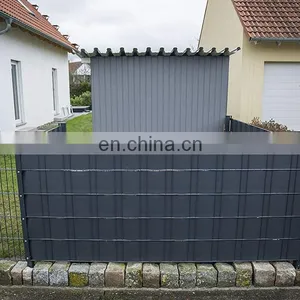 Premium Hard PVC Plastic Protection Privacy Screen Strips 19 cm x 26 m RAL 7016 Anthracite Wind Protection thumbnail-5