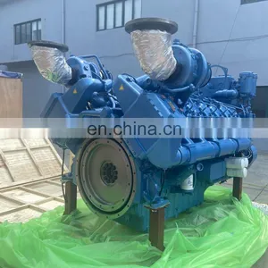 662KW/1500RPM Weichai Water Cooling 900hp Marine Engine 12M33C900-15 thumbnail-5