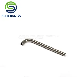 Shomea Customized 304/316 Small Diameter Stainless Steel Both Sharp End Bent Needle thumbnail-4