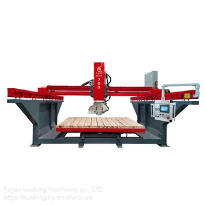 Automatically Premium PLC Machinery Monoblock Bridge Stone Saw Machine for Granite Marble Quartz Tile Slab Cutting Dekton thumbnail-4