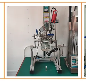 AMM-SE-2L Shanghai Laboratory Reactor Manufacturer - High Power Pharmaceutical Industry Latex Cream Homogenization thumbnail-3