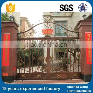 Eco-Friendly Used Wrought Iron Gate For Villa Sale thumbnail-3