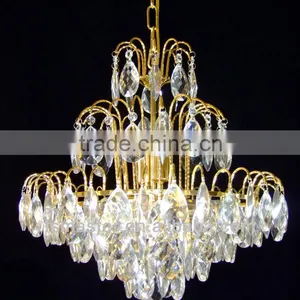 Luxury Hotel Villa Lobby Big Crystal Chandelier thumbnail-1
