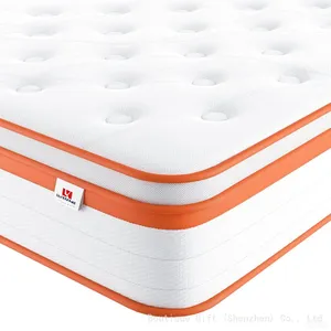 Premium Comfort Memory Foam Luxevan 10 Inch Gel Memory Foam 7 Zone Orthopedic Double Mattress Pocket Sprungs Wave Memory Foam Hybrid - Medium Firm thumbnail-2