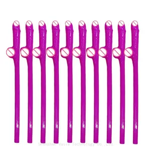 Naughty Pennis Shape Straws - Bachelorette Party Nightclub Funny Drinking Accessories thumbnail-4