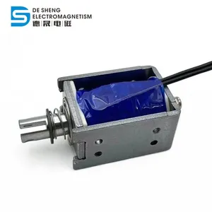 DS-0837 DC 12V 24V Stroke 8mm Pull Push Solenoid Actuator for Various Applications thumbnail-5