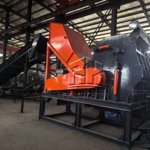 Waste Car Crusher Steel Metal Recycling Machine Hammer Mill Crusher Metal Shredder thumbnail-1