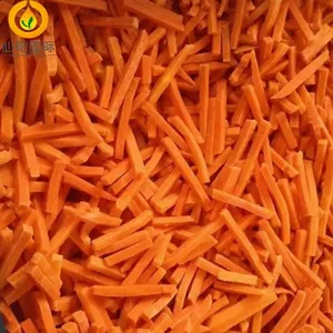 High Quality IQF Frozen Carrot Strip With OEM Factory Price thumbnail-1
