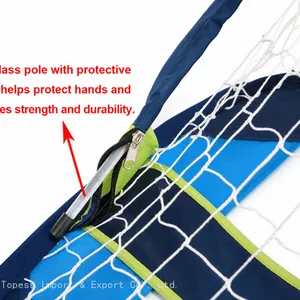 Portable Soccer Goal Net Set - Pop Up Training Soccer Goals for Backyard - Indoor or Outdoor Versions - Easy Assembly - Great for Kids and Adults thumbnail-4