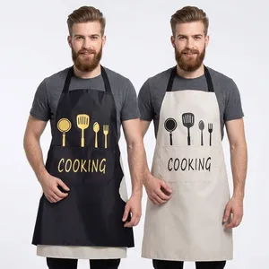 Sleeveless Apron Manufacturer Customize High Quality Low Price Waterproof Cooking Kitchen Chef Apron Custom thumbnail-5